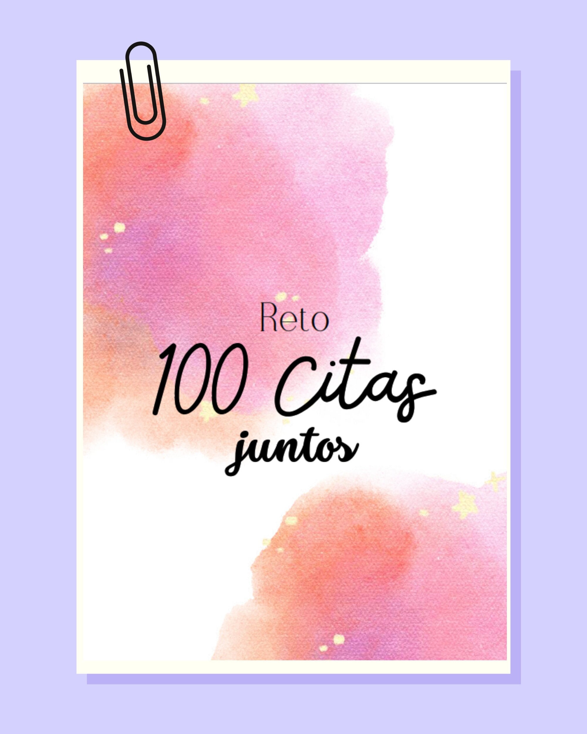 Álbum Nuestras 100 Citas - Comprar en TOMATITO HOME