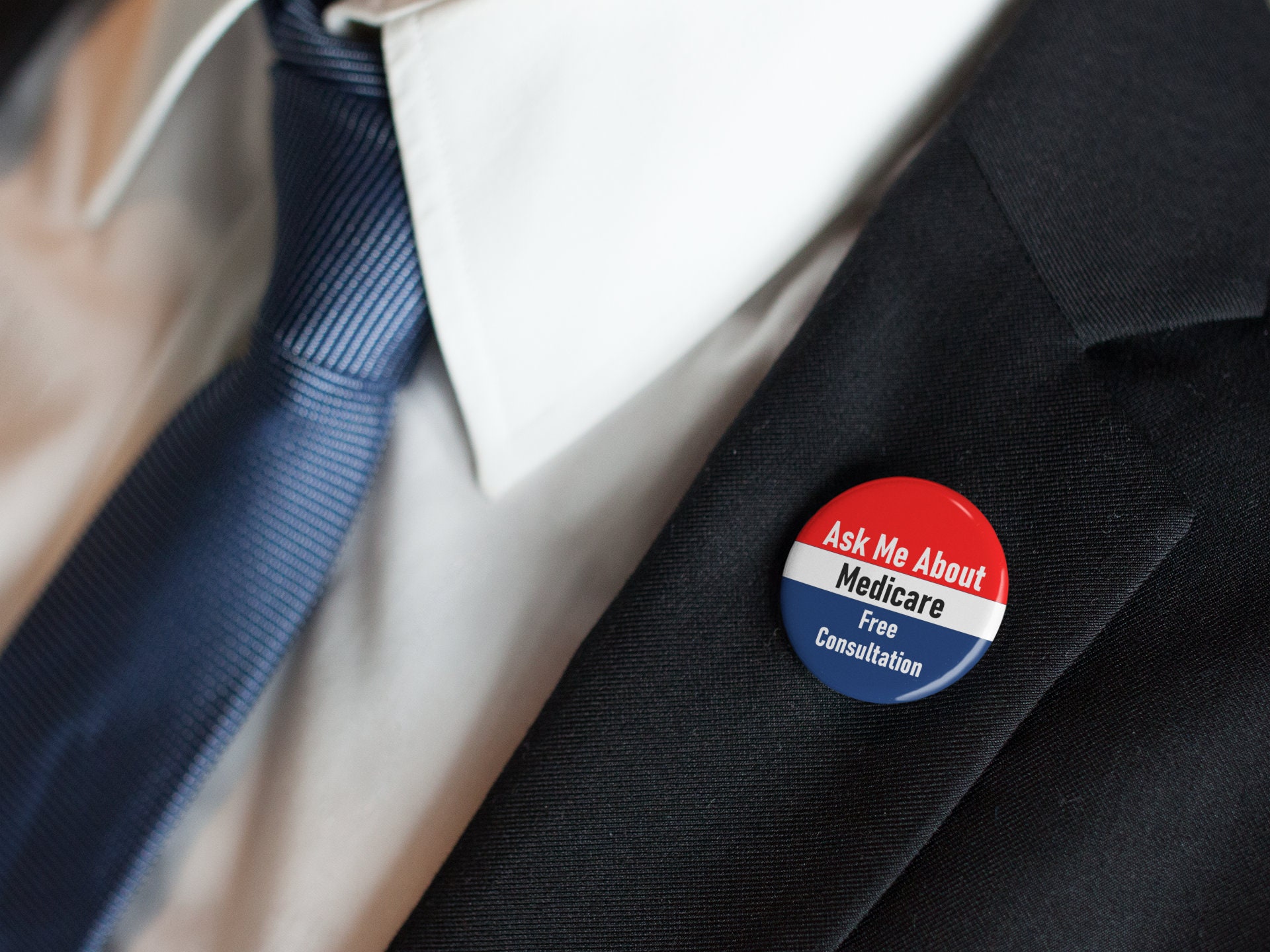 Modicare Pin Ask Me About Medicare Badge Pinback Buttons - Etsy