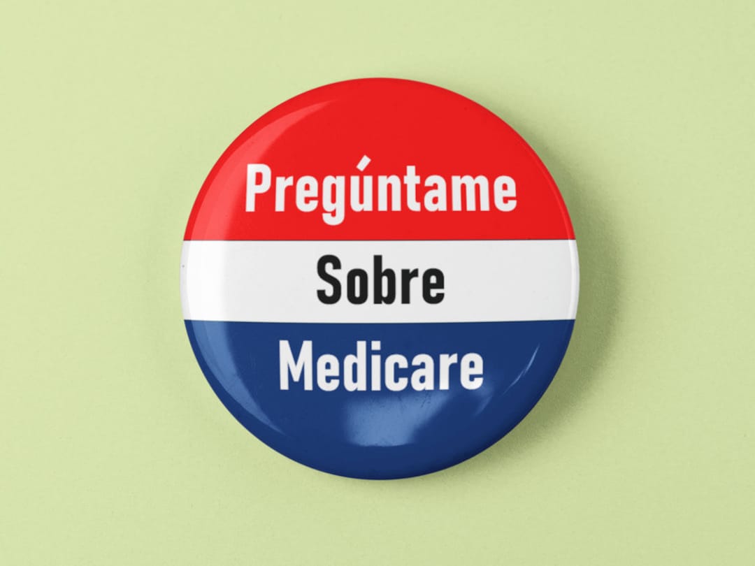 Modicare Pin Preguntame Sobre Medicare Pinback Pin Buttons 3'' - Etsy