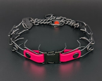 Custom Biothane Prong Collar Buckle Attachment: Quick Release Dog Training Tool