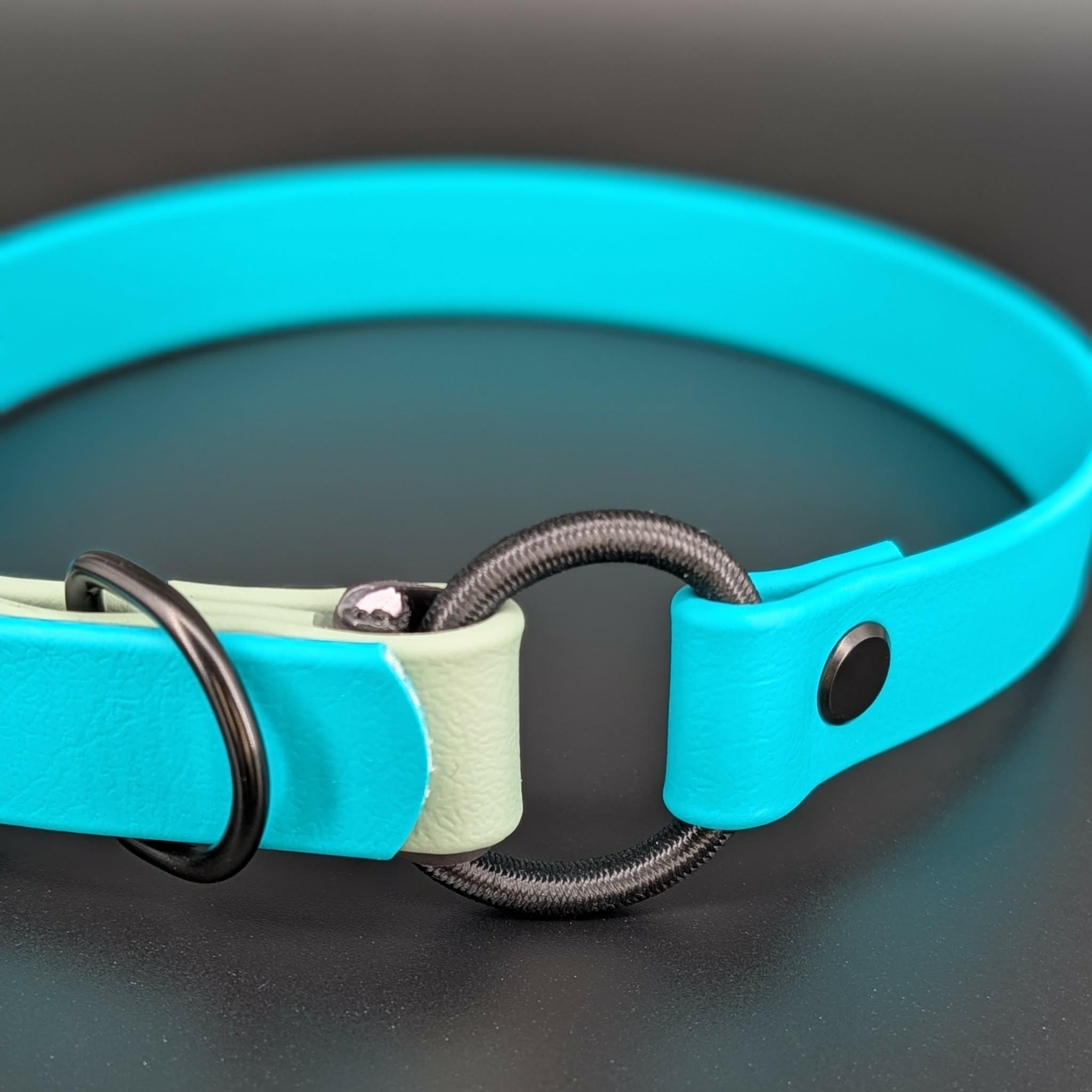 Biothane Camera Strap Custom Two-tone Biothane E-collar Strap With Bungee: Waterproof Vegan ...