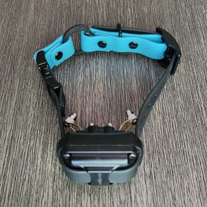 Biothane E-Collar Strap with Bungee and Quick Release Buckle, Vegan Leather E Collar Accessory, Waterproof Off Leash Dog Trainer Gear