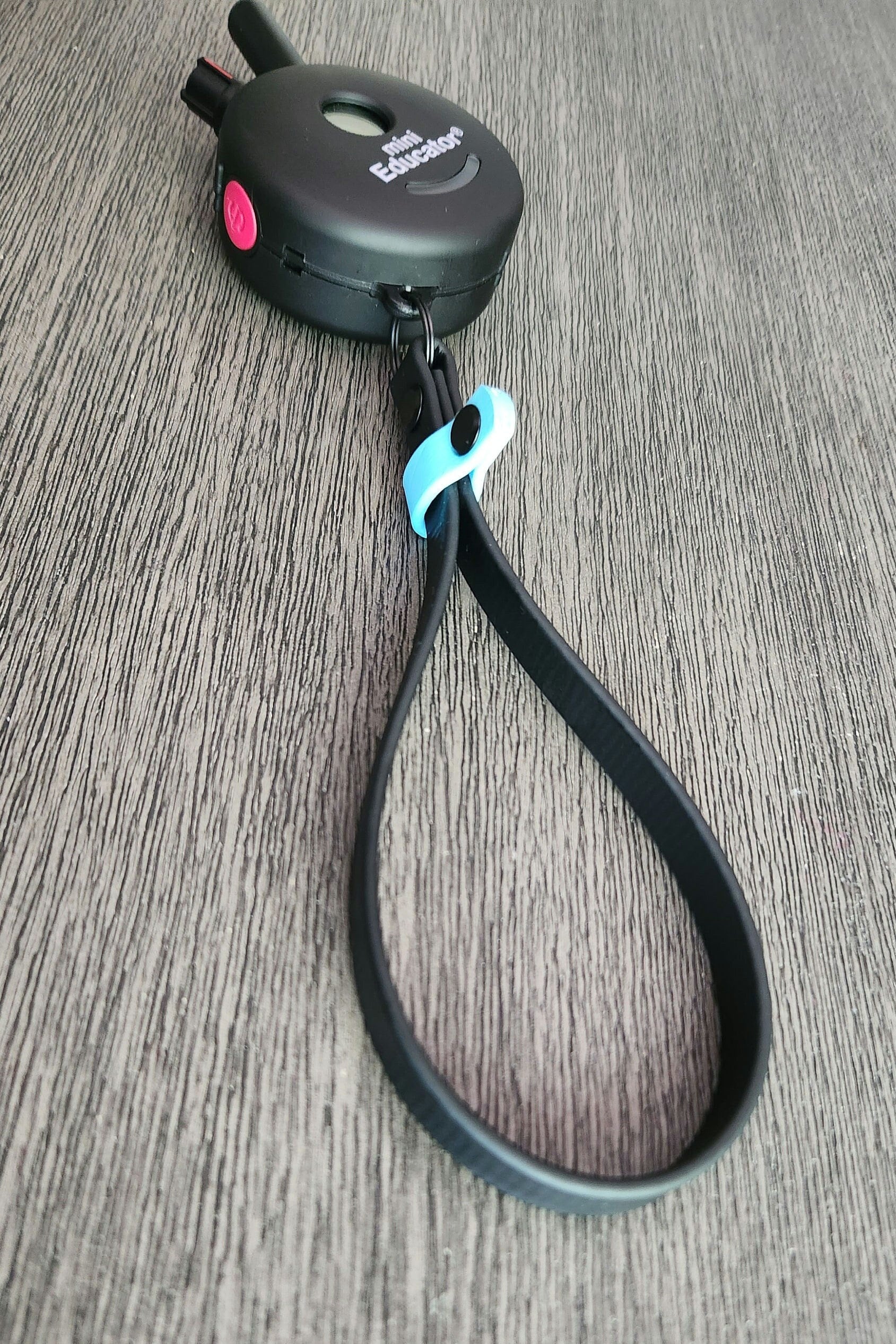 Biothane Wrist Strap for E-collar Remote, Two Tone Vegan Leather E