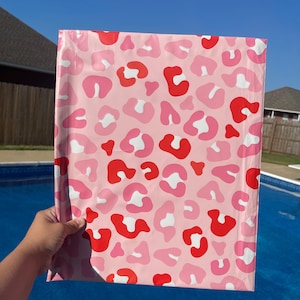 14x17 Leopard Print Poly Mailers: Waterproof Boutique Shipping Bags
