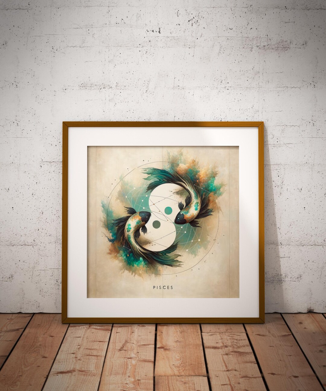 Pisces 1* | Zodiac Sign | Home Decor Art | Astrology Art | Posters ...