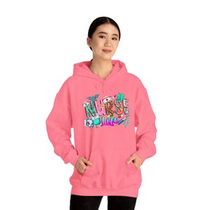 Nurse Life Unisex Heavy Hooded Sweatshirt