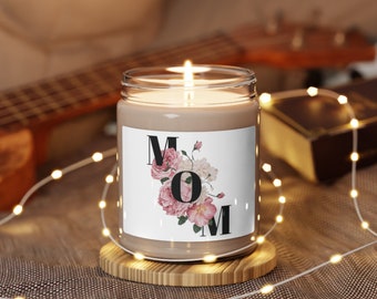 Mom Candle Flowers Scented Gift Mother's Day Christmas Gift Birthday Gift, Gift Ideas for her