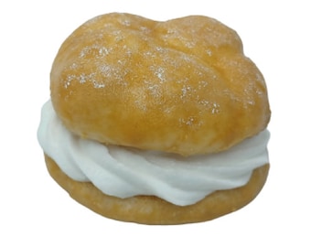 Large Cream Puff Fake Food Replica