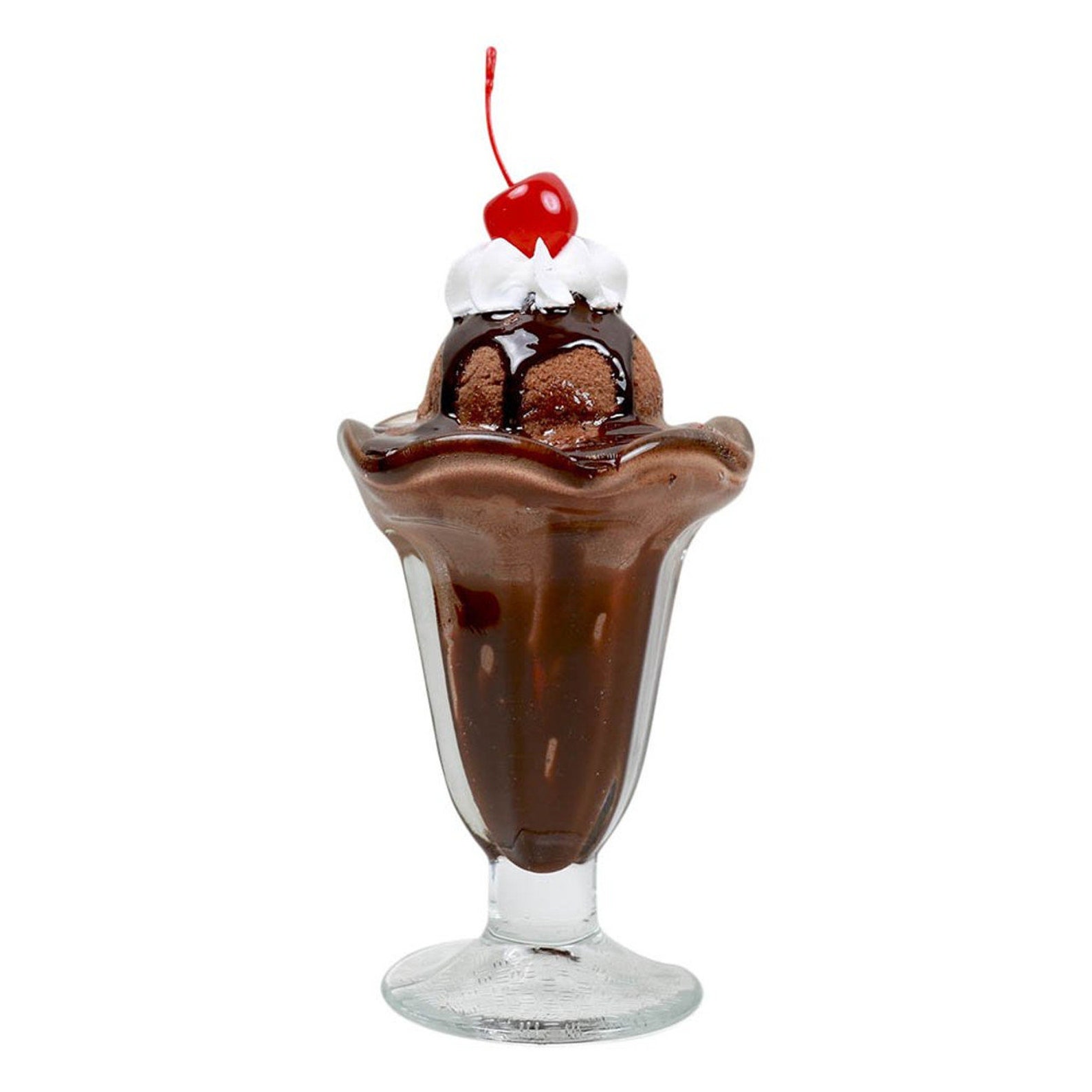 Chocolate Ice Cream Sundae Fake Food Replica - Etsy