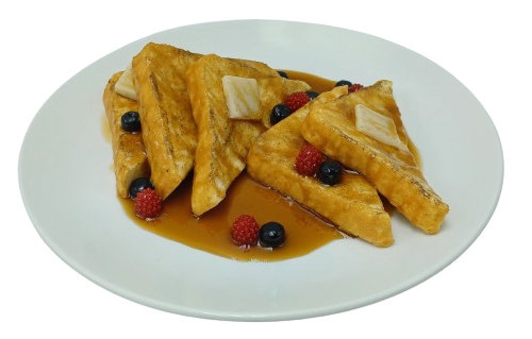 French Toast Breakfast Fake Food Replica - Etsy