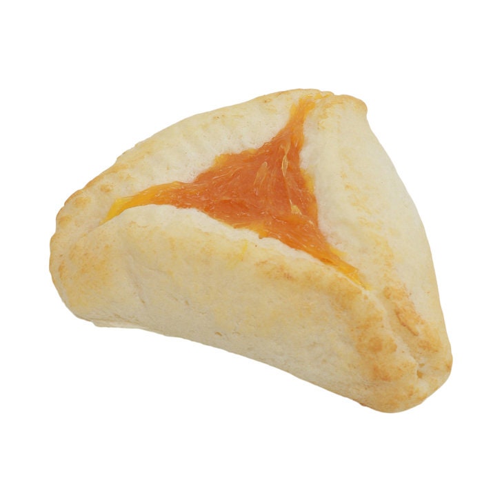Hamantaschen Albicocca Pasticceria Ebraica Biscotto Falso Cibo Replica