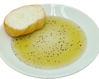 Olive Oil With Baguette Fake Food Replica