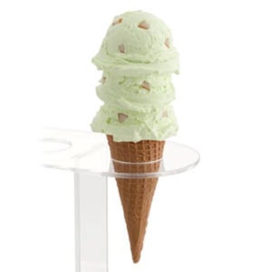 Dreifach Kugel Pistazien Eis Kegel Fake Food Replica