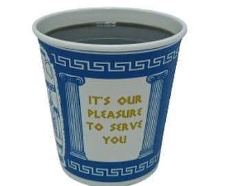 Iconic New York Greek Cup Of Coffee Fake Food Replica