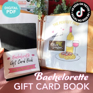 Carte-cadeau EVJF, cadeau de mariage imprimable, lot de cadeaux pour la mariée
