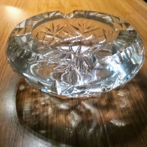 Vintage Royal Scot Crystal Ashtray