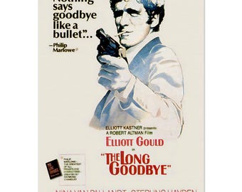 The Long Goodbye Classic Film Noir Matte Paper Poster - Museum-Quality Print for Cinema Enthusiasts