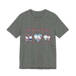 Hello Kitty Best Day Ever T-Shirt | Cute Sanrio Characters | Pink Hearts image 7