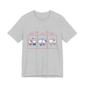 Hello Kitty Best Day Ever T-Shirt | Cute Sanrio Characters | Pink Hearts image 6