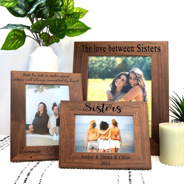 Sister Picture Frame, Sister Gift from Sister, Sister Frame 4x6 5x7 8x10 Gift for Sister In law, Big  Sister Christmas Gift Birthday Gift