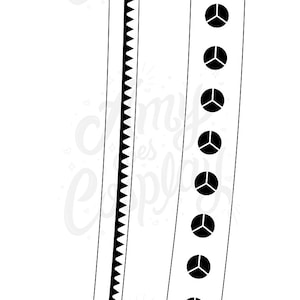 Zoro Swords Cosplay Prop 2D Blueprint - Wado Ichimonji, Sandai Kitetsu ...
