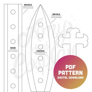 Perona Crown Cosplay Prop Pattern