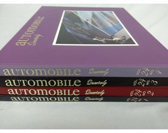 Lot (4) Automotive Quarterly Volume 24, Books 1 to 4; 1986; Complete Set