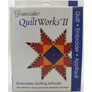 Designer&#39;s Gallery Quilt Works II Embroidery Quilting Software