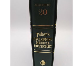 Taber's Cyclopedic Medical Dictionary : Thumb-Indexed Version (2005, Hardcover)