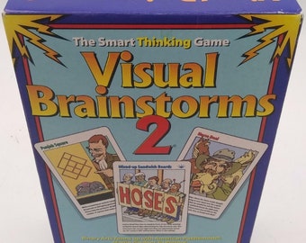 Visual Brainstorms 2 The Smart Thinking Game Binary Arts 100 Question Cards