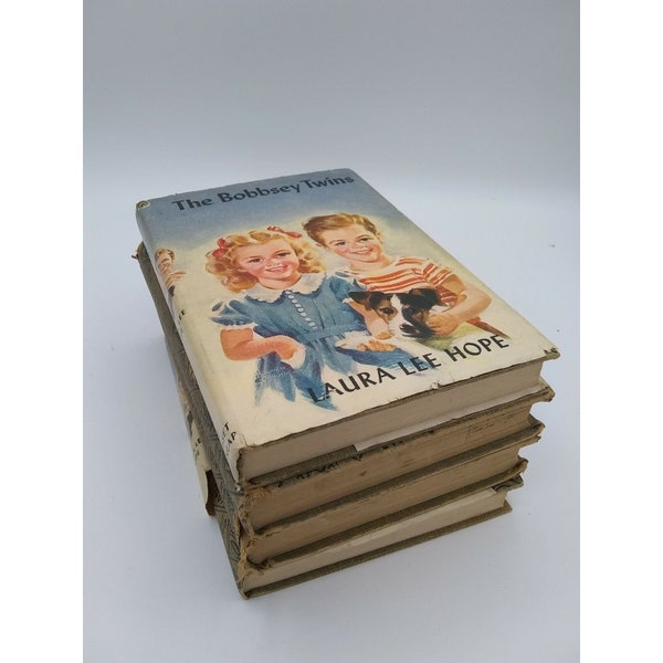 Miscellaneous Set of 4 Bobbsey Twins By Laura Lee Hope 1950 HB Some with DJ