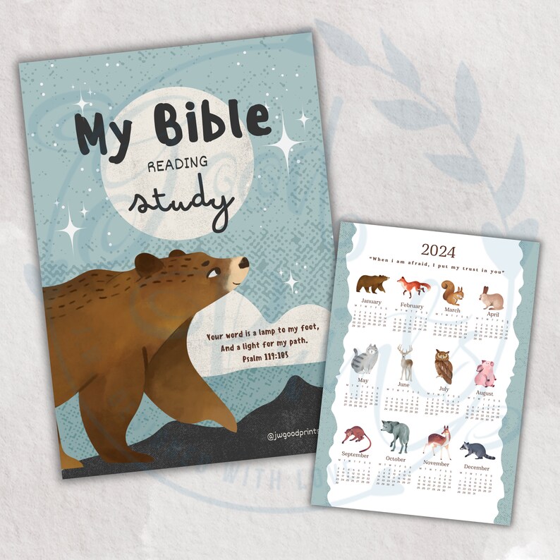 JW Bible Reading Study Program Kids JW Bible Reading Track Sheets and ...