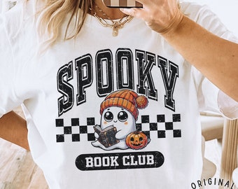 Spooky Book Club Png, Bookish png, Halloween png, Fall book png, Book png, Trendy Fall Png, Design for Shirts, Stickers, Bookmarks, Tote Bag