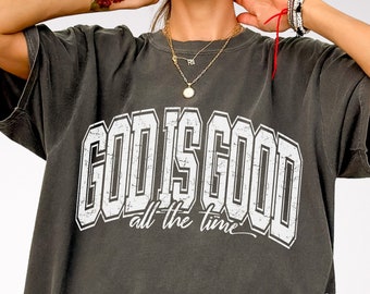 Gott ist gut Varsity Design: Christliches Shirt SVG PNG, Digital Download