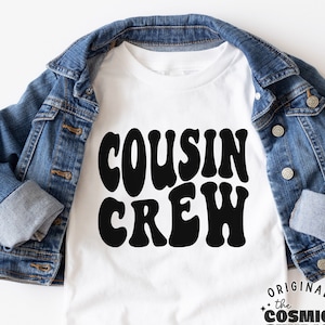 Cousin Crew svg png, Novo no primo Crew svg, Camisa Cousin Crew svg, Melhor primo svg, Citação de primo svg, Arquivo de corte para Cricut, Sublimação
