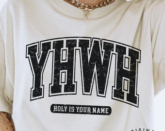 YHWH Svg, YHWH Png, Varsity YHWH Svg, christelijke gift, Christian Streetwear Svg, Christian Shirt Svg, Christian Gift, Esthetische Christelijke svg