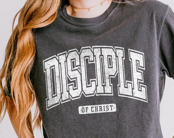Disciple of Christ SVG PNG, Christian Shirt Design, Bible Verse svg, Varsity God is Good Svg, Christian Shirt Svg, Sublimation, Cut file