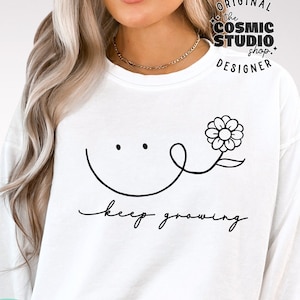 Keep Growing svg png, Positives Zitat png, Inspirational svg png, Motivations svg png, Mentale Gesundheit svg, Cut File Cricut, Sublimation