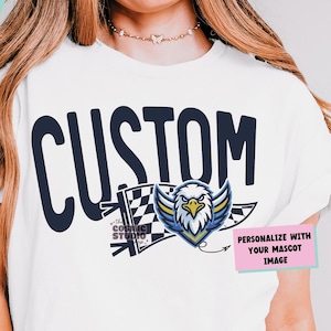 CUSTOM Retro School Mascot Png Big Pride Png School Pride School Spirit Png Spirit Team Png Custom Team Mascot Png Trendy Png  Sublimation