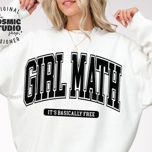 Meisje wiskunde Svg, meisje wiskunde png, meisje wiskunde shirt, grappig citaat png, meisje wiskunde Universiteit PNG, sublimatie ontwerp, digitale download