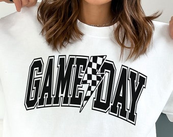 Game Day Png, Retro Game Day png, Game Day Checkered png, Sublimation Design, Baseball Png, Football Png, Soccer Png, Softball Png