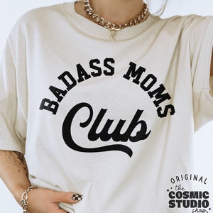 Badass Moms Club svg png, Badass mama svg, Maternidad svg, Mama svg png, Mom life svg png, Trendy Mom Svg, Cortar archivo, Sublimación