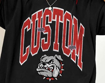 CUSTOM Retro School Mascot Png Big Pride Png School Pride School Spirit Png Spirit Team Png Custom Team Mascot Png Trendy Png  Sublimation
