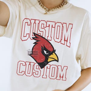 CUSTOM Retro School Mascot Png Big Pride Png School Pride School Spirit Png Spirit Team Png Custom Team Mascot Png Trendy Png  Sublimation
