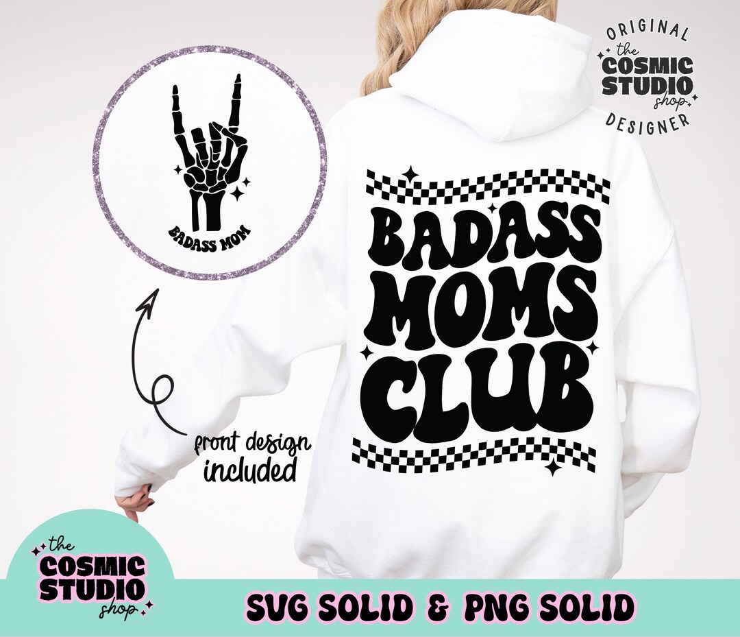 Women's Bad Moms Club Tank Top - Sleeveless Skull Print Casual Muscle Tee For Workout, Yoga, Gym