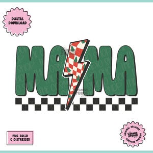 Karierte Merry Mama PNG, Jolly Mama png, Retro Weihnachten png, trending png, Frohe Weihnachten png, Mama Claus png, Mama png Weihnachten Mama png