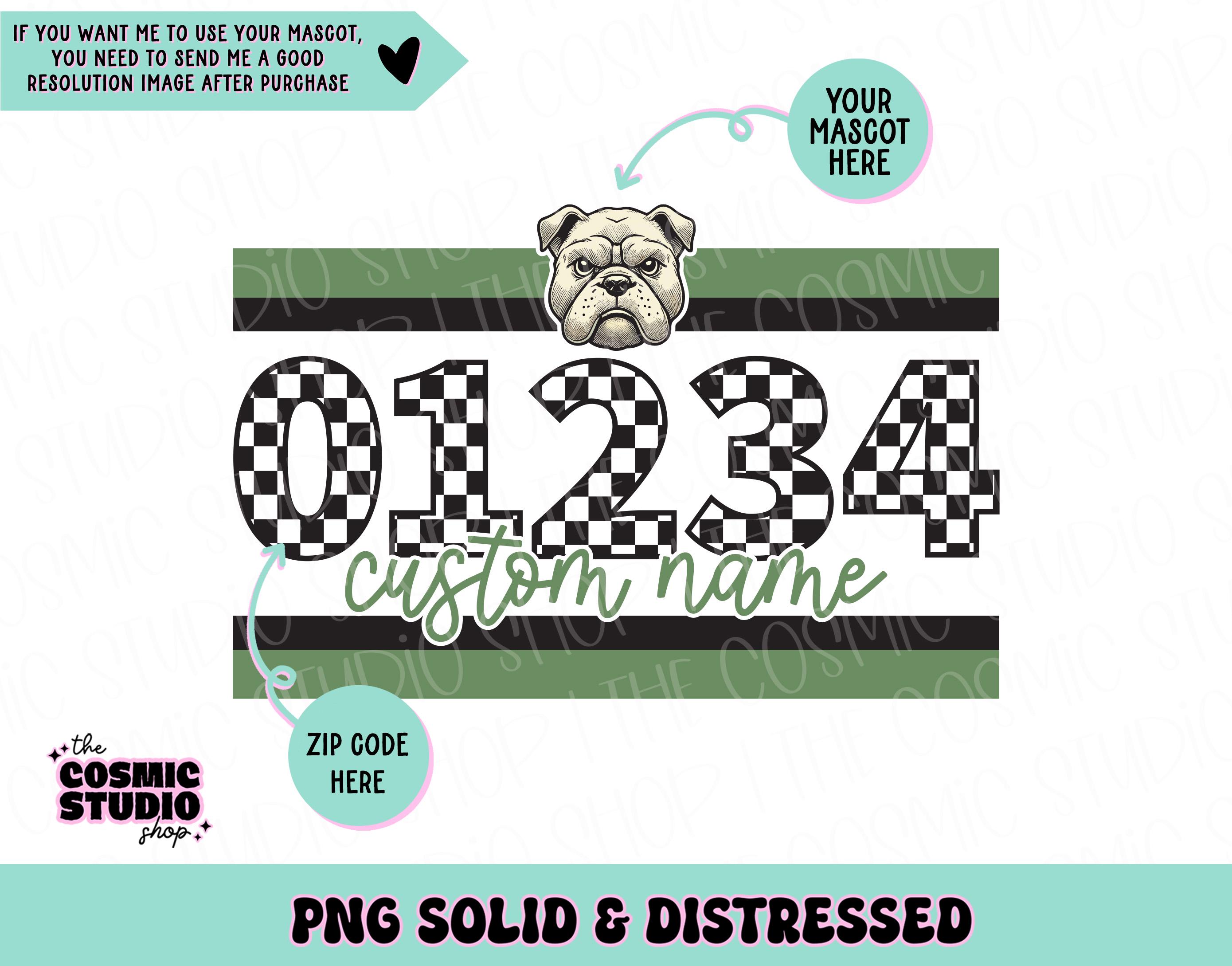 Custom Zip Code School Spirit Mascot Design, School Pride Png, Spirit ...