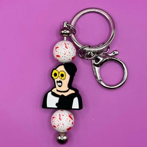 Terrifier Art the Clown Keychain: Handmade Horror Bag Charm