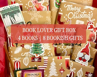 Reader Gift Box: 4 Surprise Books & 8 Wrapped Gifts