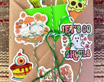 Halloween Blind Date with a Book: Bookish Accessories, Stickers, and Bookmark